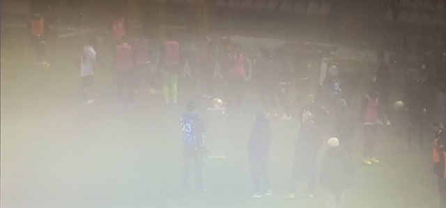 Pro vs Giana vince la nebbia
